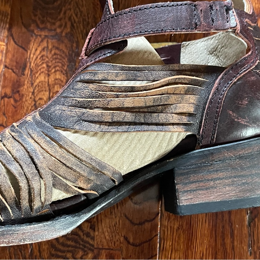 Freebird by Steven Rustic Leather Sandals - Picture 4 of 6